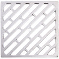 Newport Brass 4" Square Shower Drain in Polished Chrome 233-408/26